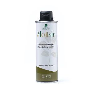 Olio extravergine biologico al basilico Molisir