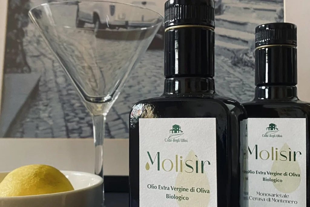 Molisìr single-varietal oil bottles for cocktails