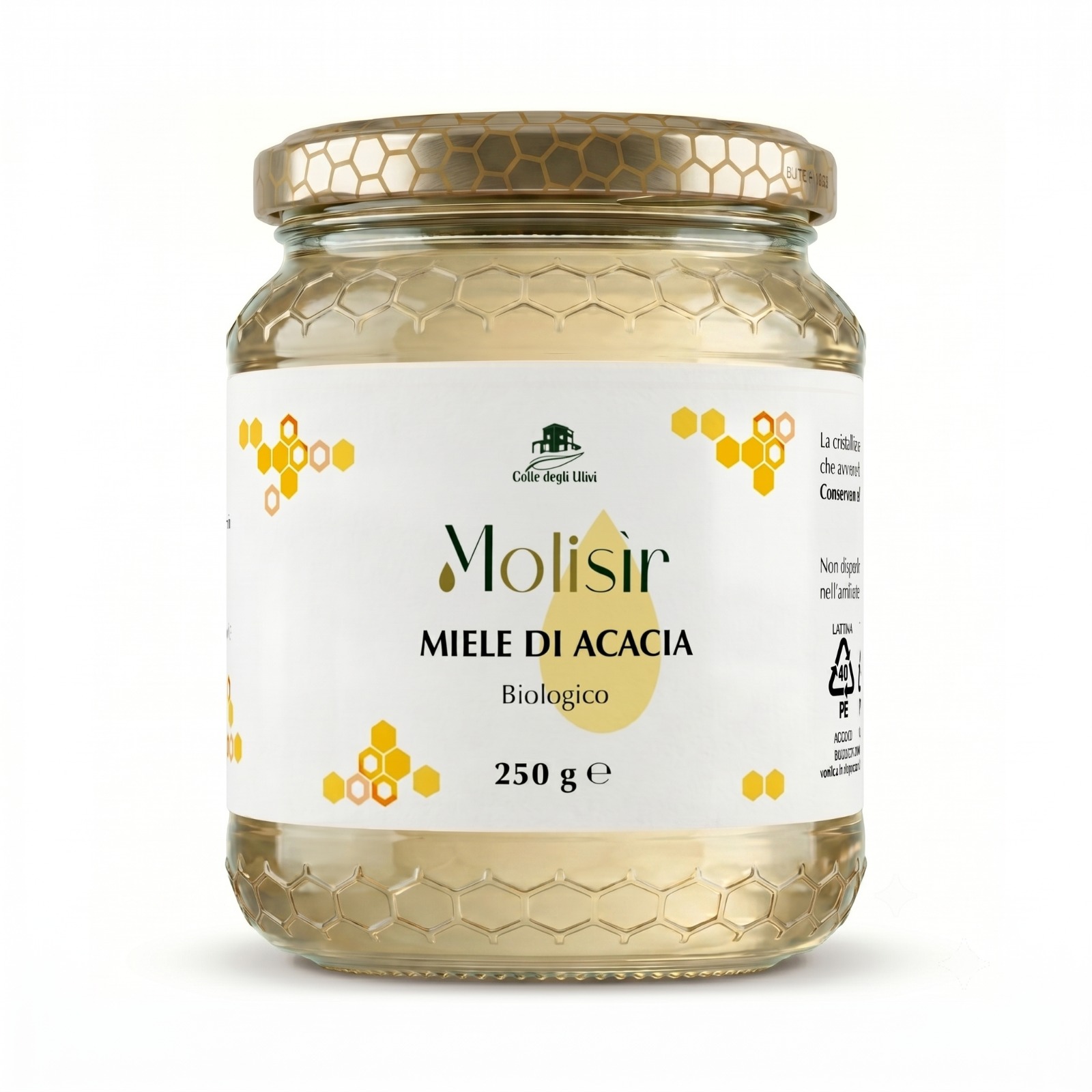 barattolo di miele acacia molisir 250g